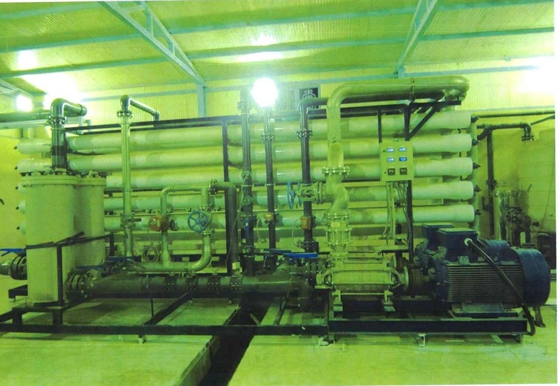 The seawater desalination plant in Umm Qasr
